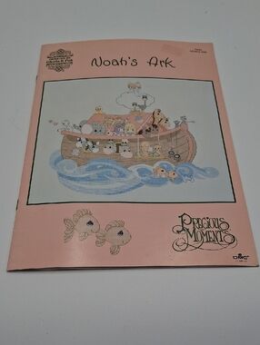 Precious Moments Noah's Ark Cross Stitch Pattern Booklet